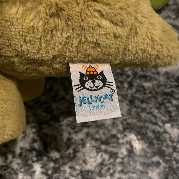 Jellycat Bashful Dino Green Dinosaur Plush Stegosaurus 9” - Picture 2 of 7